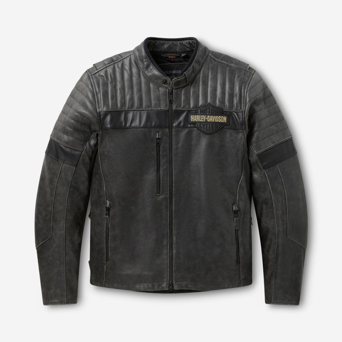 할리데이비슨(HARLEY-DAVIDSON) 할리데이비슨 남성용 H-D 패싱 링크 III 가죽 자켓
