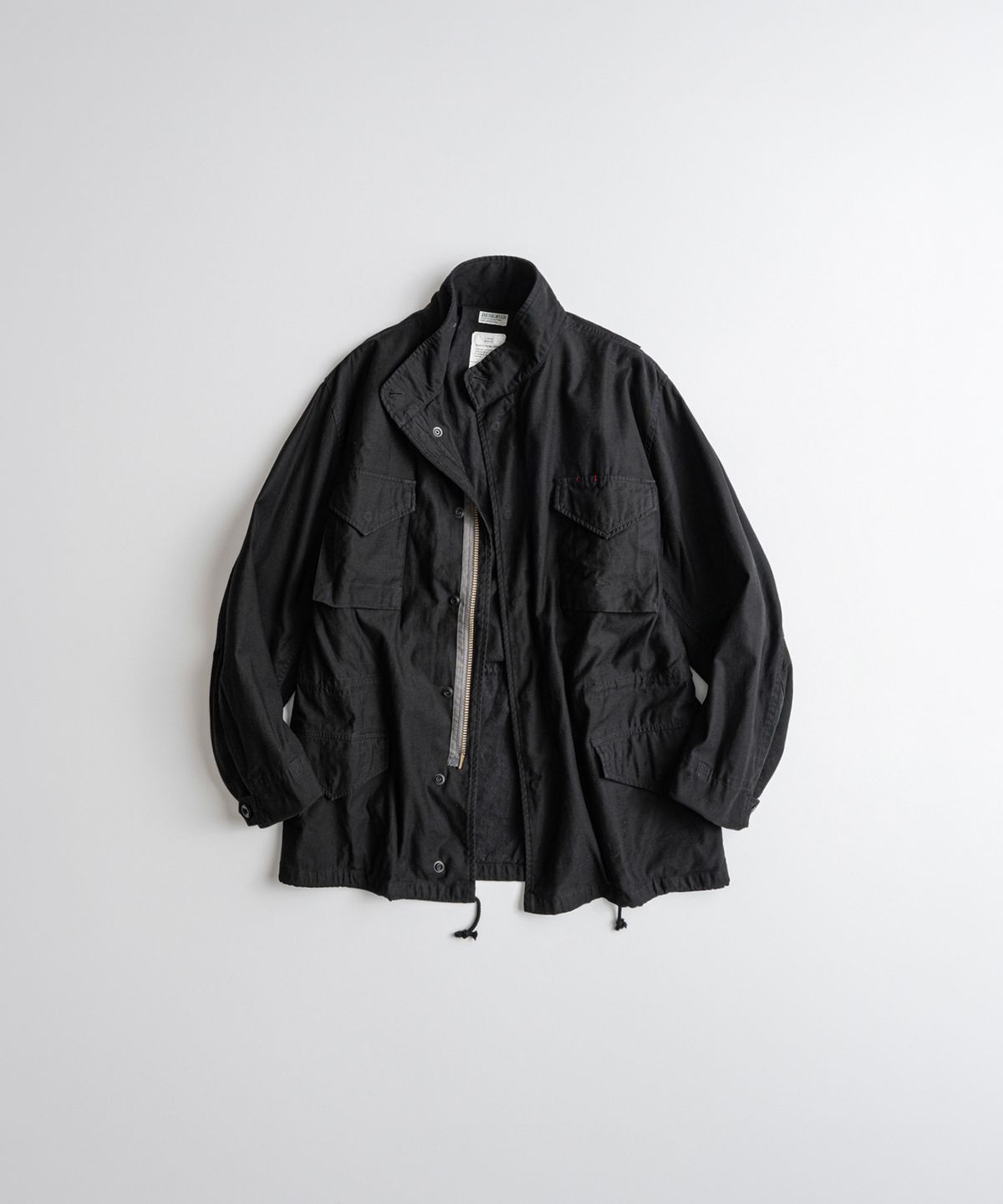 비헤비어(BEHEAVYER) DYED M-S FIELD JACKET anthracite