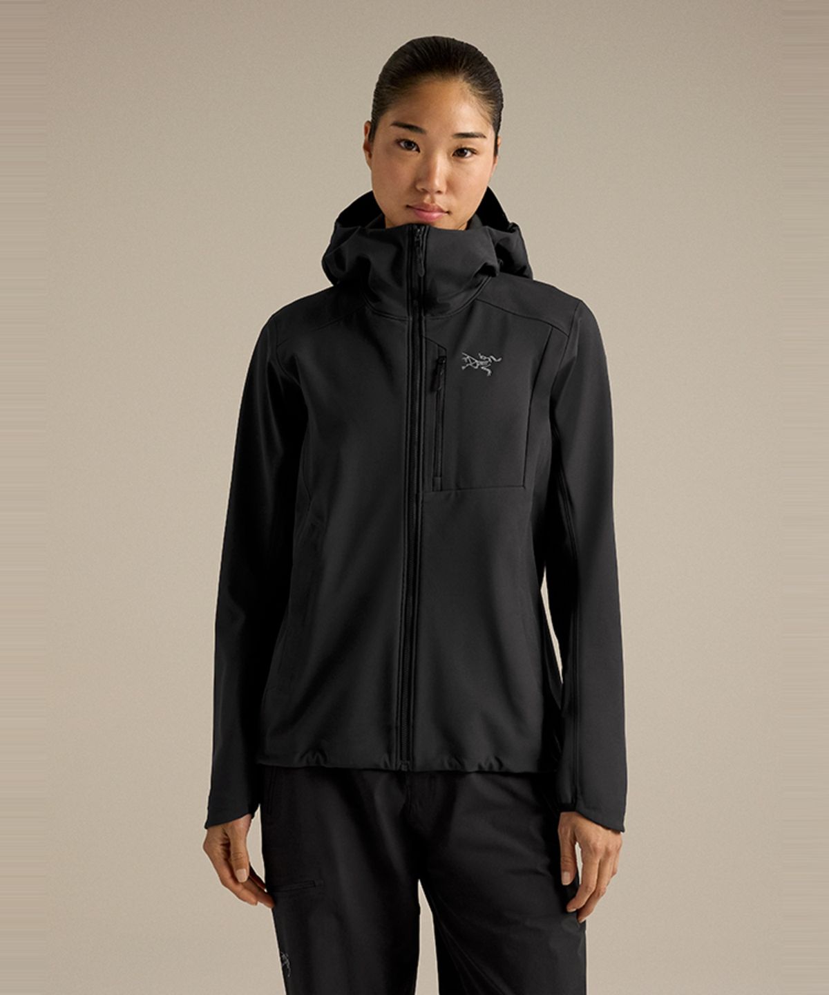아크테릭스(ARCTERYX) 감마 MX 후디 여성 - BLACK / AJQFW09456