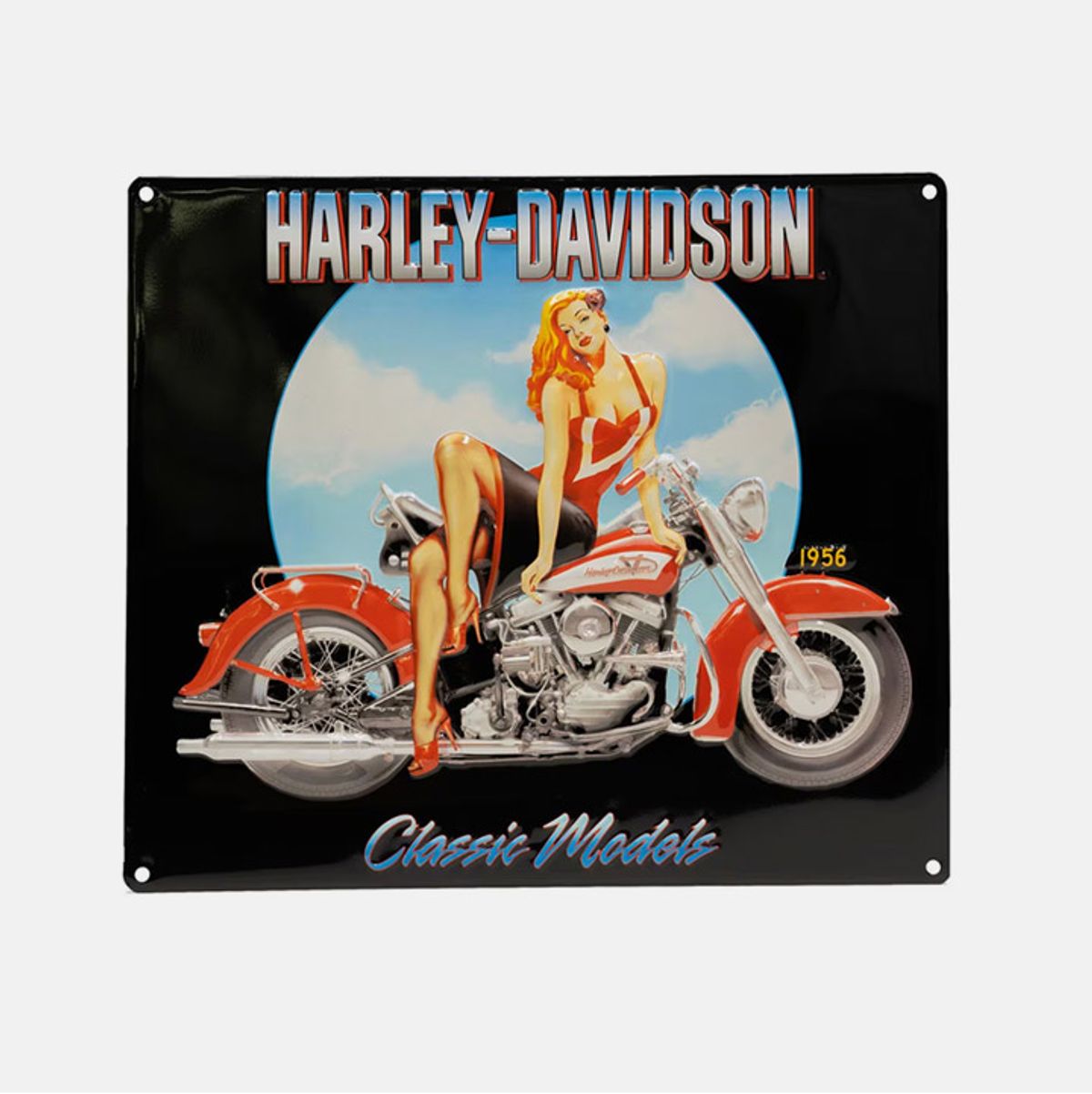 할리데이비슨(HARLEY-DAVIDSON) H-D 클래식 모델 틴사인