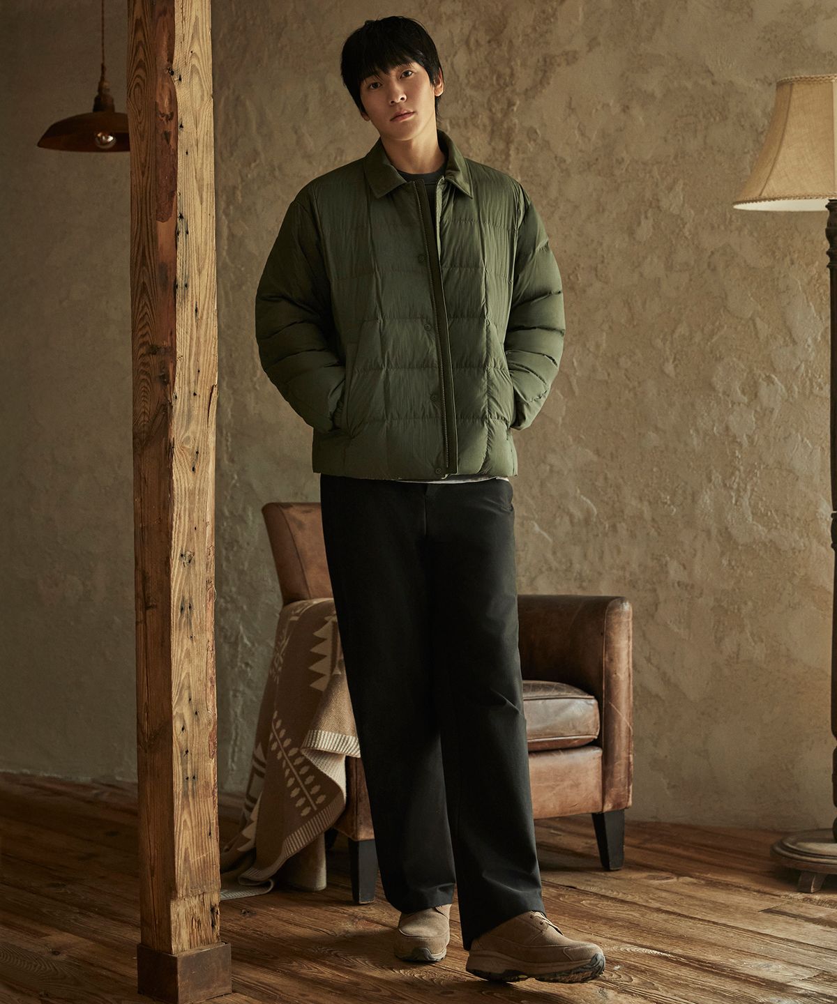 아이더(EIDER) RELAXIN (릴렉신) 님성 저지 커브드 팬츠_Black