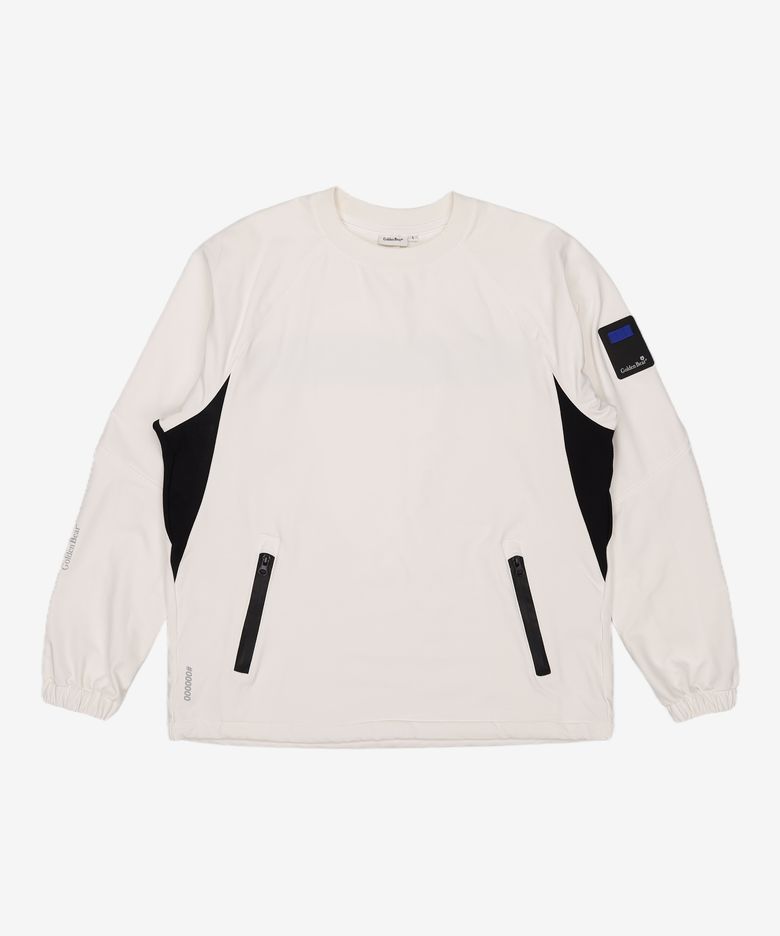 Brushed Back Woven Sweatshirt_L4TAW22031WHX 95