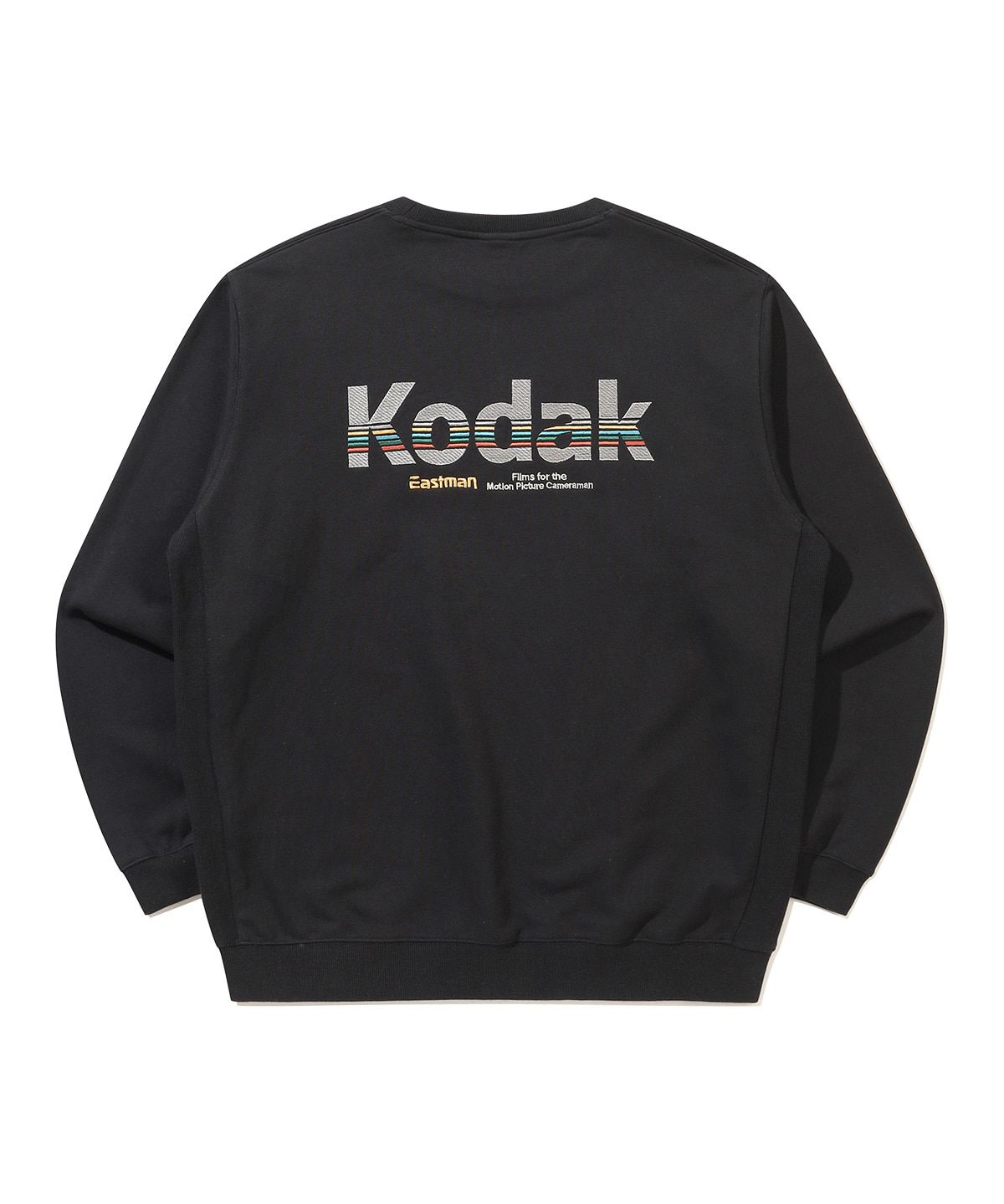 코닥(KODAK) 레인보우 맨투맨 BLACK