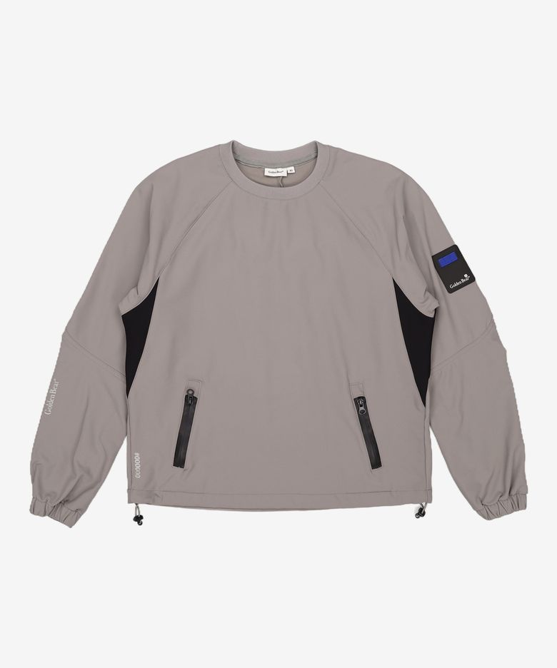 Brushed Back Woven Sweatshirt_L4TAW22031GYX XS