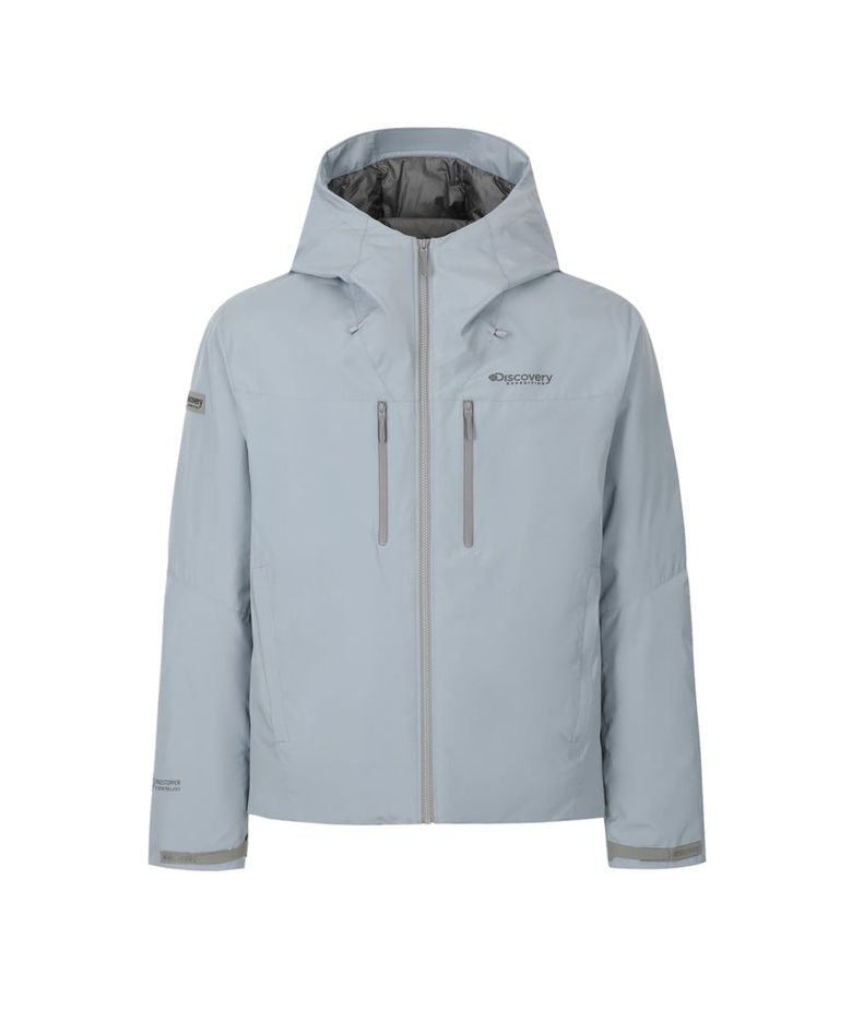 남성 베르겐 고어 윈드스토퍼 구스다운 경량패딩 (Light Blue)