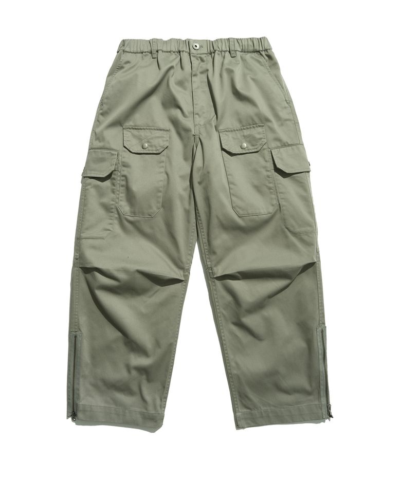 Ankle Zip Wide Parachute Pants_GR