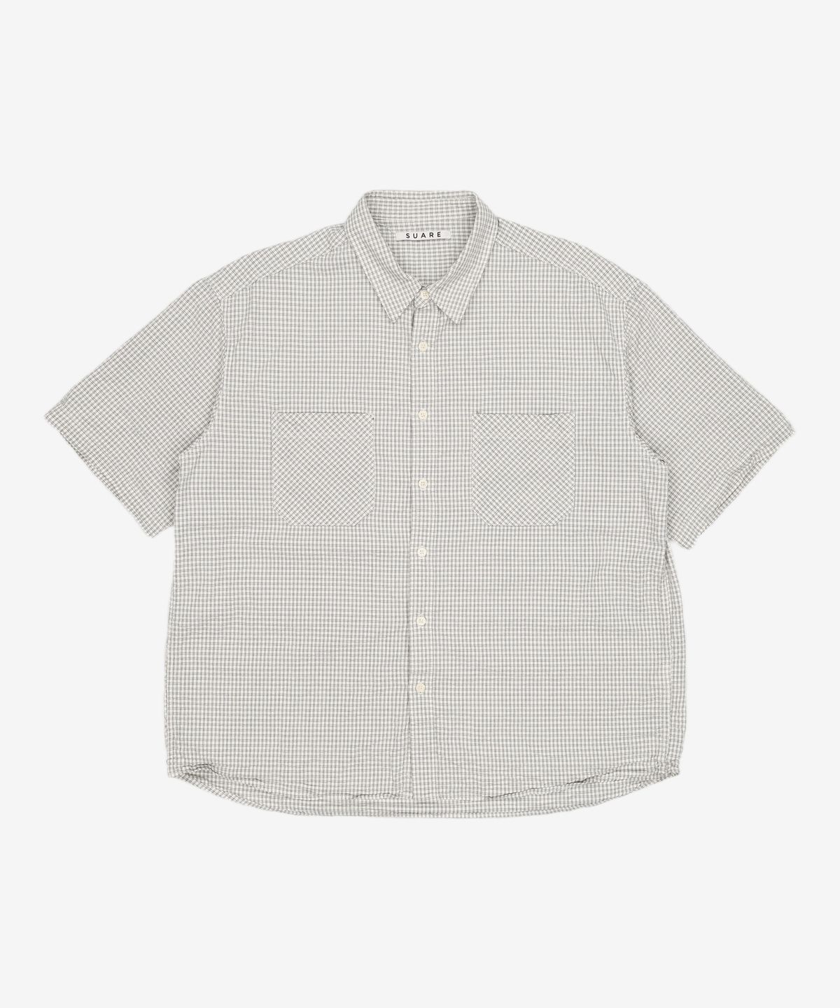 수아레(SUARE) 긱시크 하프 체크 셔츠 - 5 COLOR L