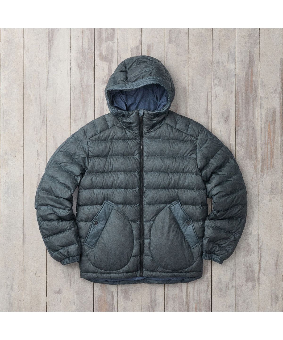 헨리코튼(HENRY COTTONS) [Fly Fishing Club] 유틸리티 라이트 후드 다운 AZUCW26250BUX