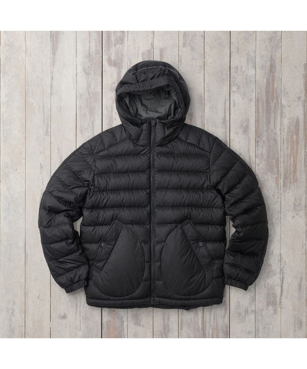 헨리코튼(HENRY COTTONS) [Fly Fishing Club] 유틸리티 라이트 후드 다운 AZUCW26250BKX