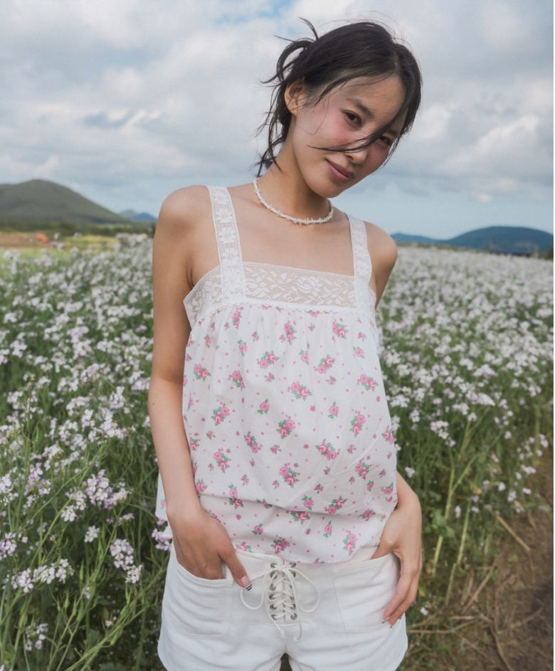 DEAR ROSE LACE CAMI TOP