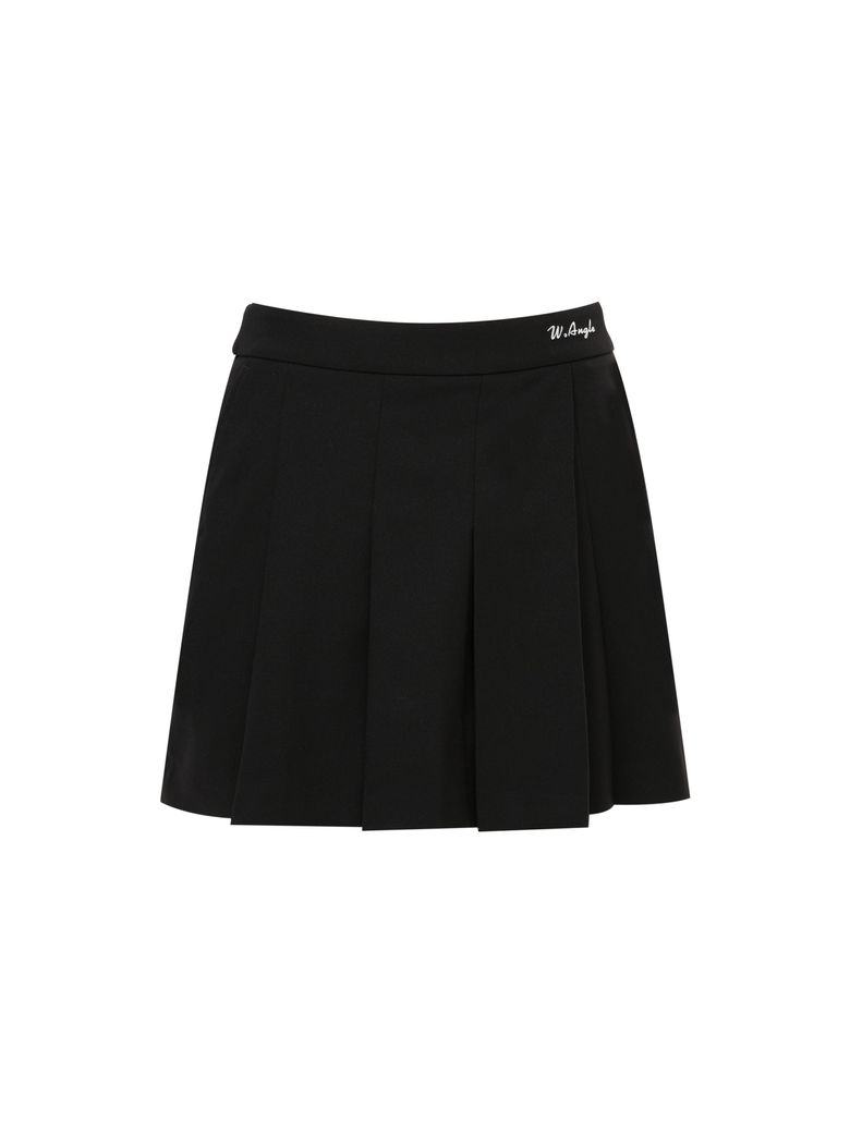 CO 변형 플리츠 큐롯 L_Black