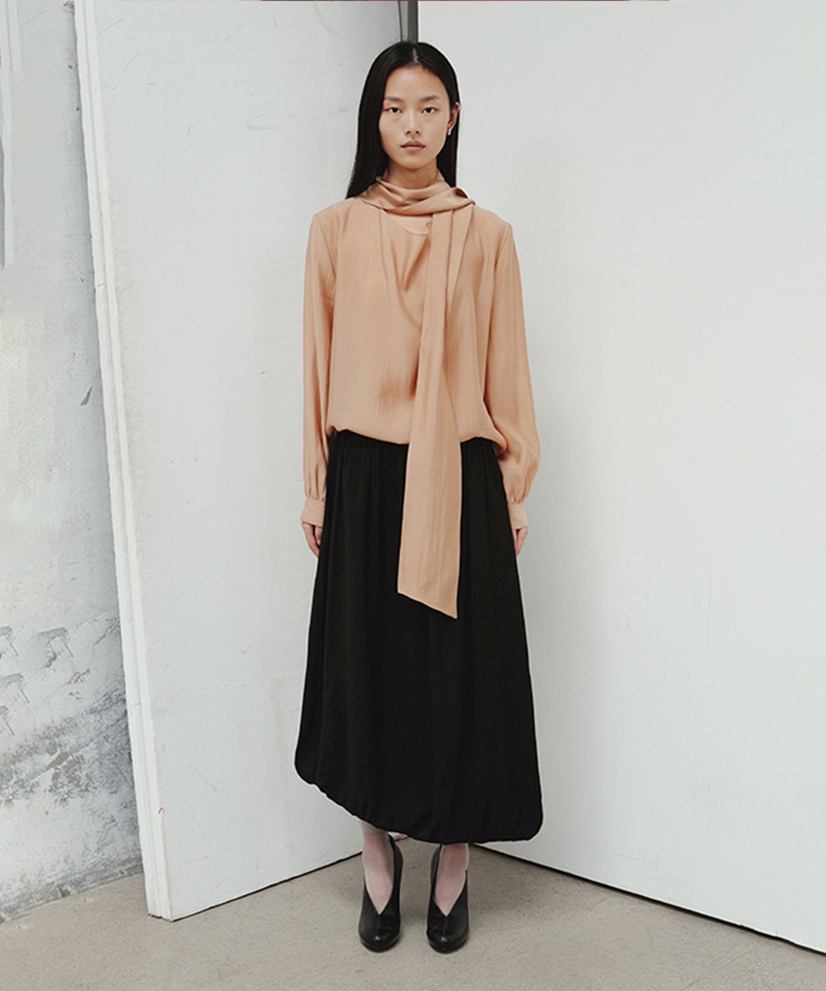 더룸(THELOOM) DRIFT SKIRT_BLACK