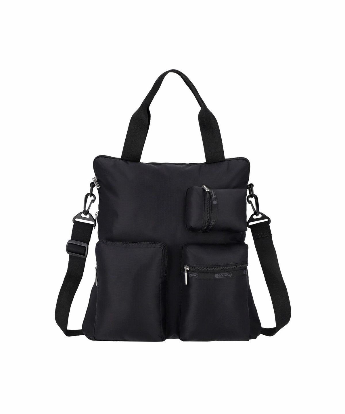 레스포색(LESPORTSAC) 리사이클드 블랙 카고 N/S 토트백 [1026.R086]
