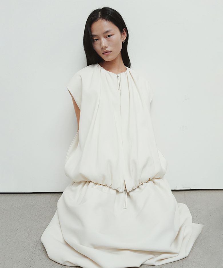DUAL BLOOM VEST_IVORY