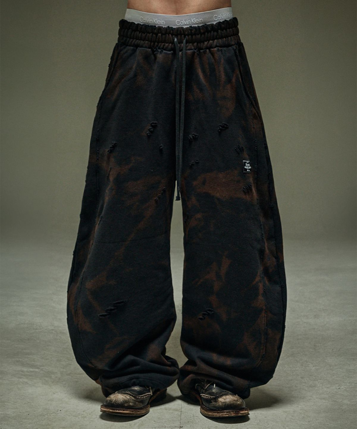 뭉(MWOONG) Destroyed P bleach black B