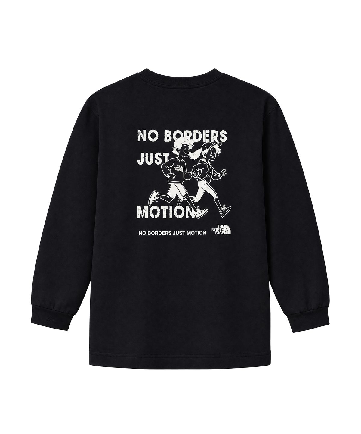 노스페이스 키즈(THE NORTH FACE KIDS) 키즈 킥-데이 긴팔 티셔츠 NT7TS55S_BLK