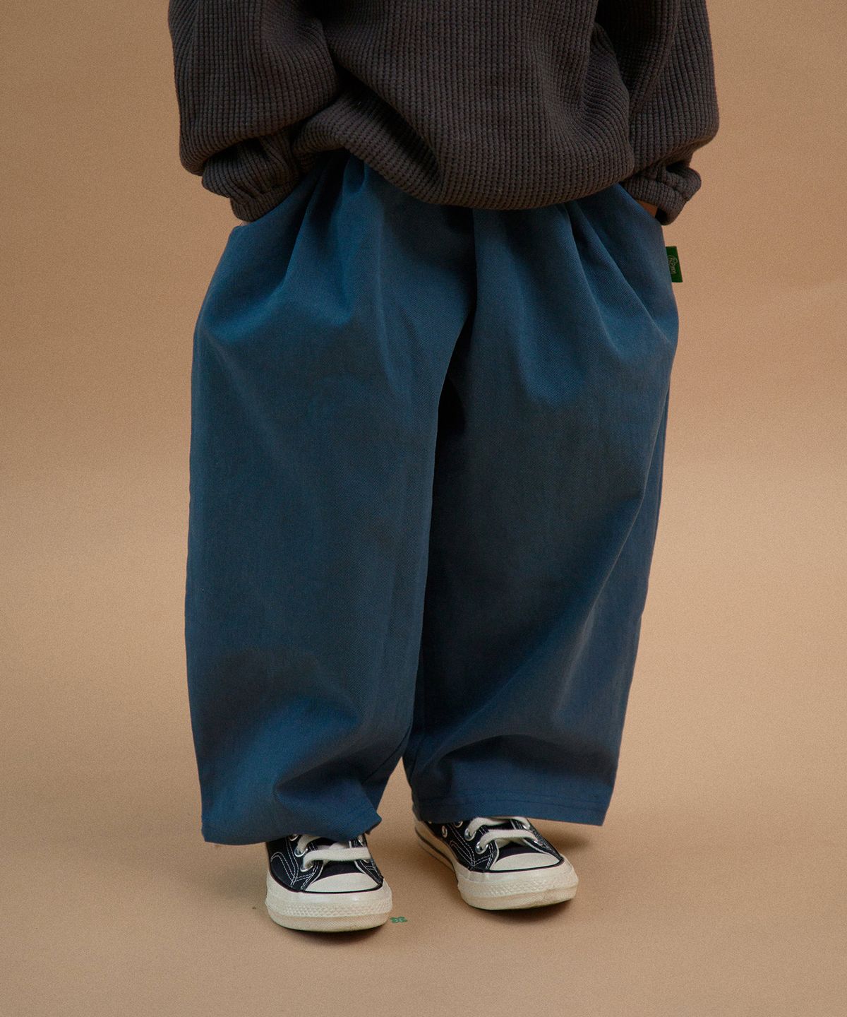베몽(BEMON) BEMON PANTS 스냅 포켓 (블루)