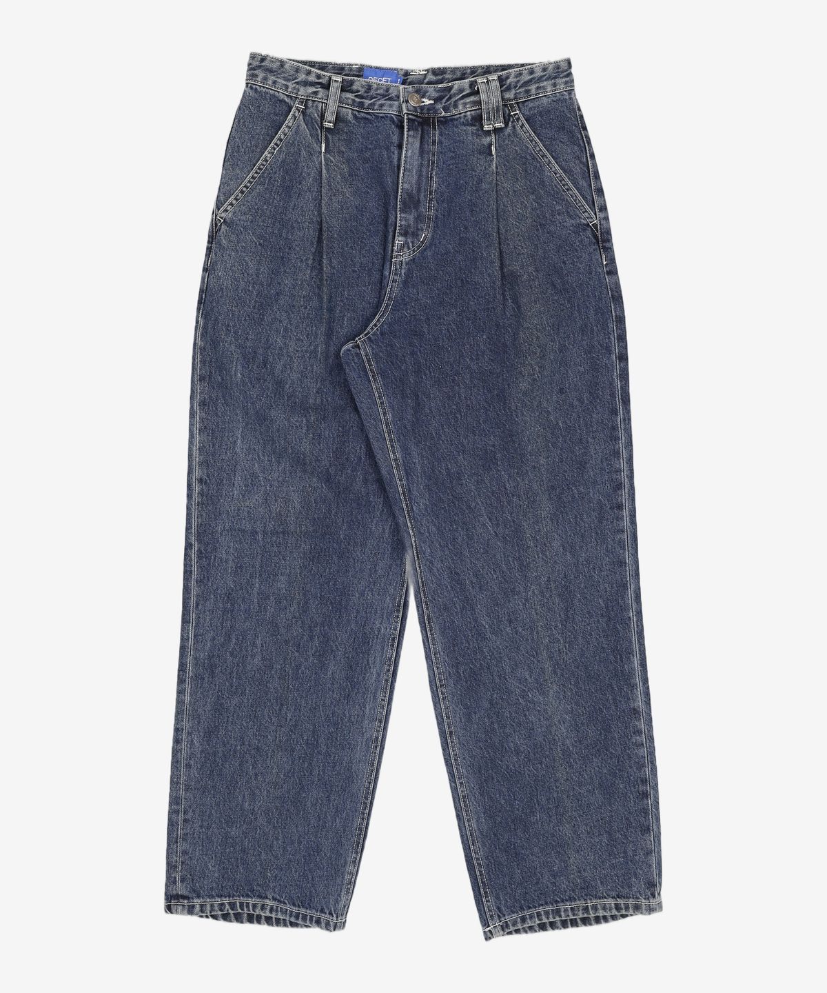 데케트(DECET) [AMC 데님]Dawn 1Pleats Jeans DCPT023Blue 30