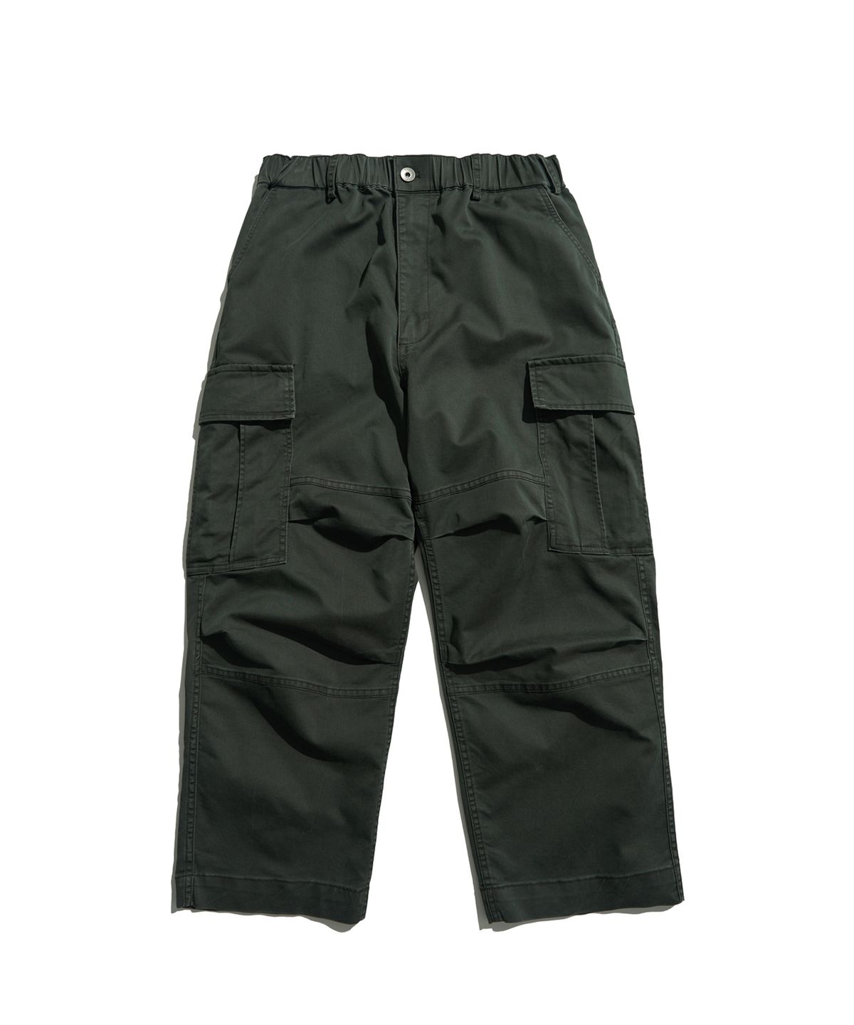 미드업데이트(MIDUPDATE) Knee-Pleated Easy Cargo Pants_GR