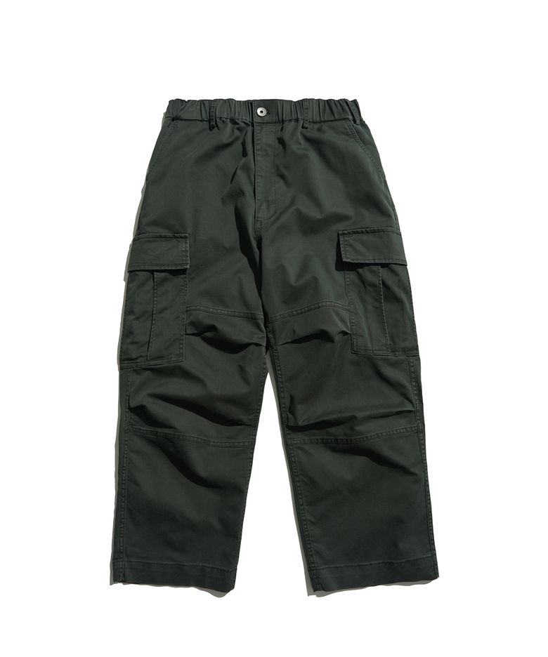Knee-Pleated Easy Cargo Pants_GR