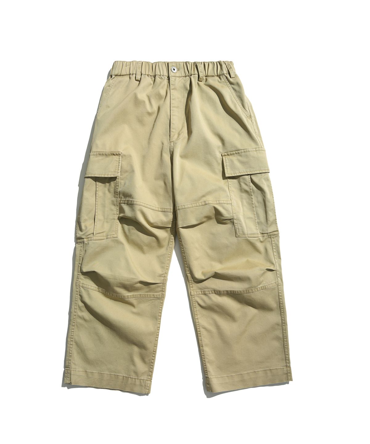 미드업데이트(MIDUPDATE) Knee-Pleated Easy Cargo Pants_BE