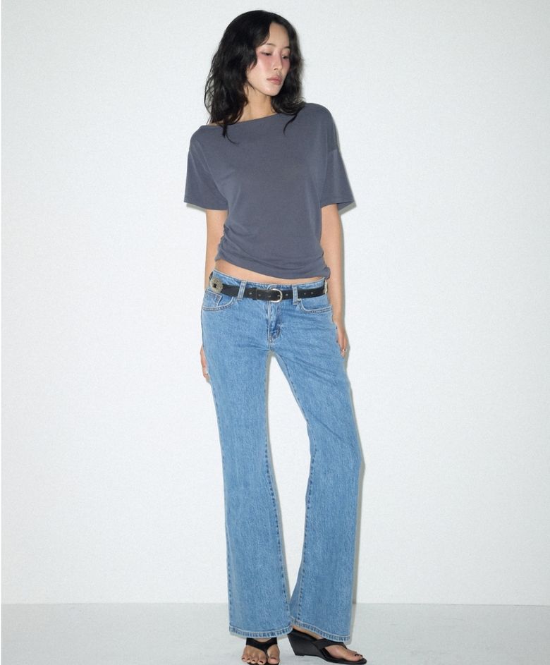 TRUE LOW BOOTS-CUT JEAN