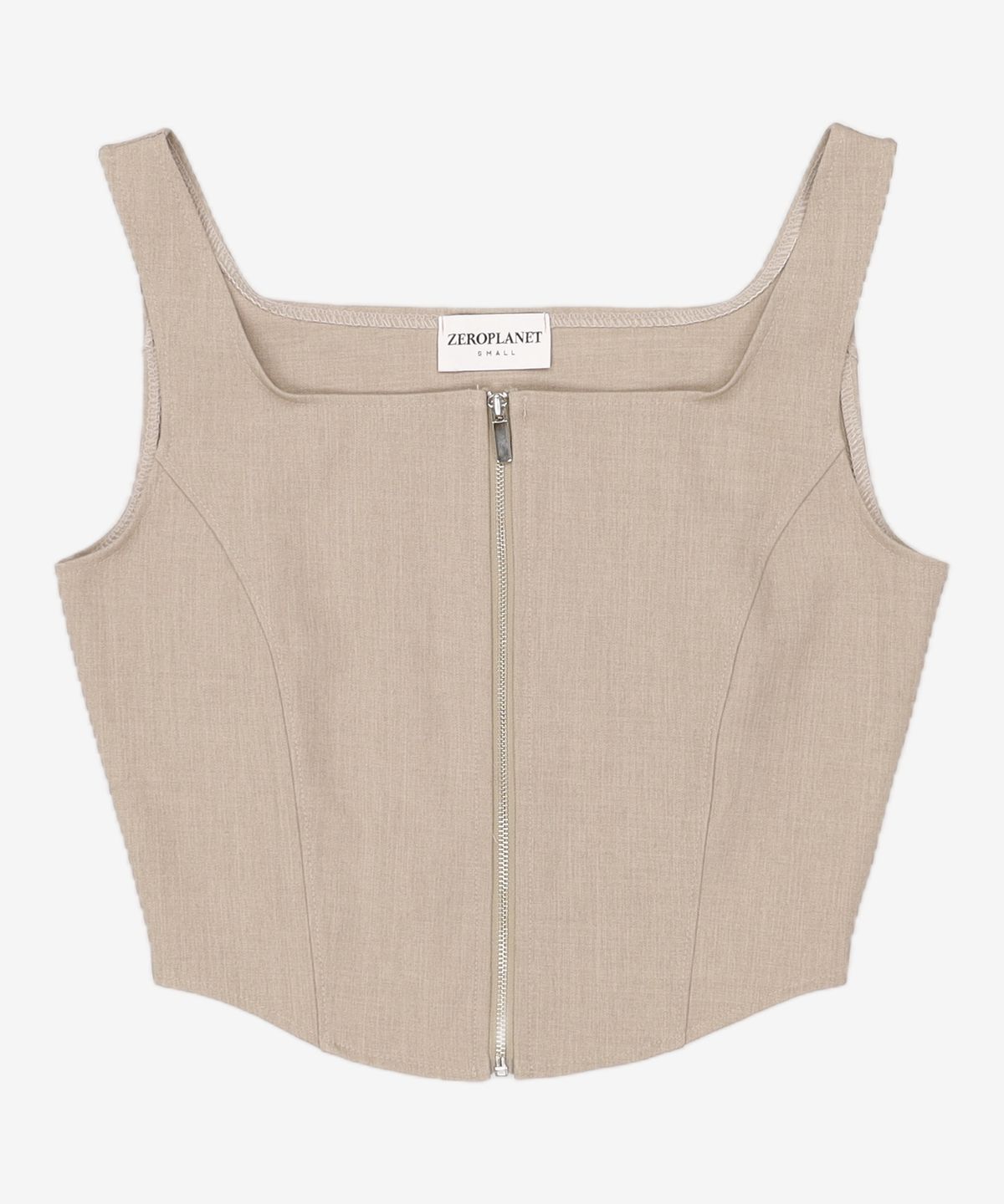 제로플래닛(ZEROPLANET) 엘레나 스퀘어 뷔스티에 [BEIGE] S