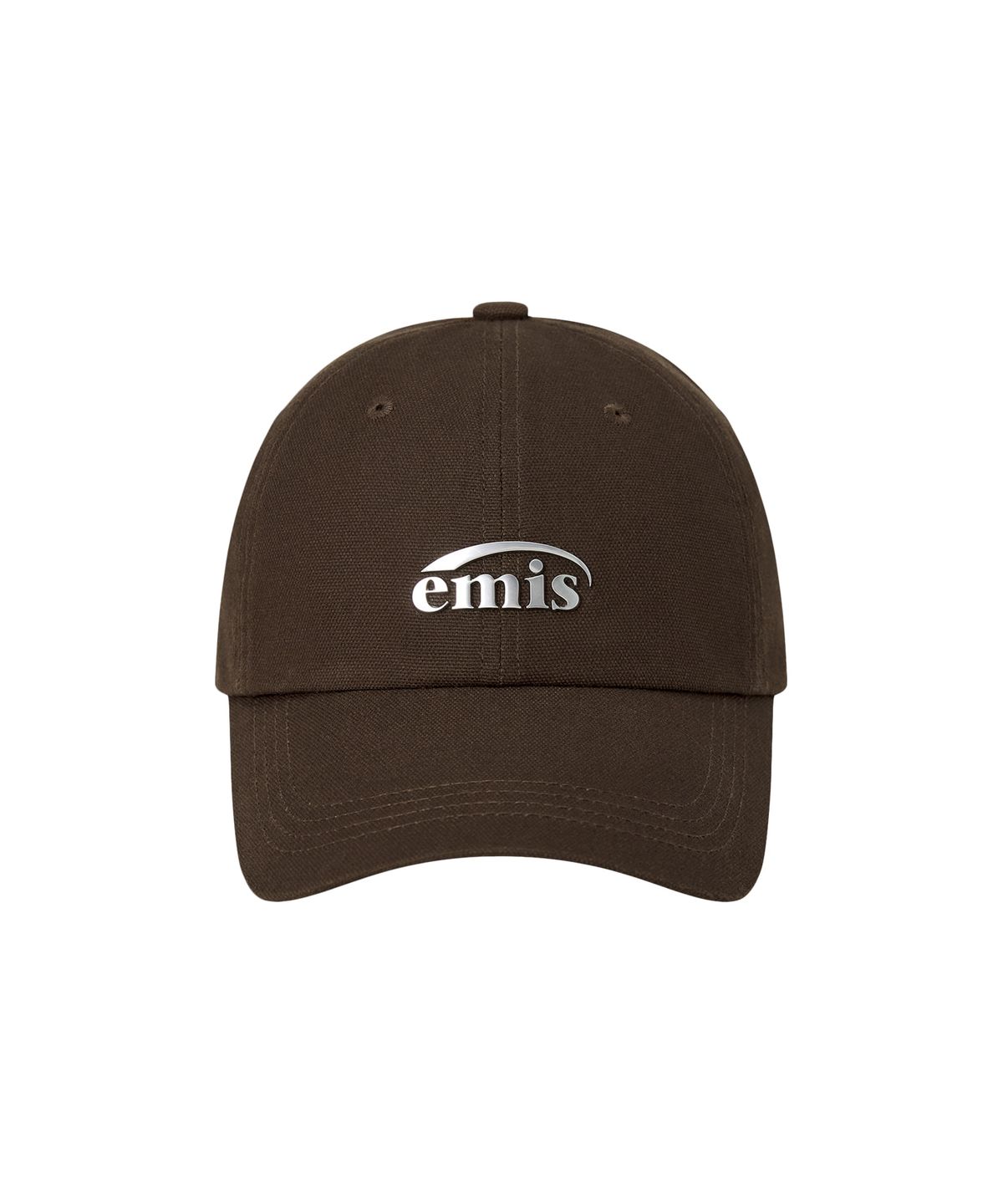 이미스(EMIS) METAL LOGO BALL CAP-BROWN