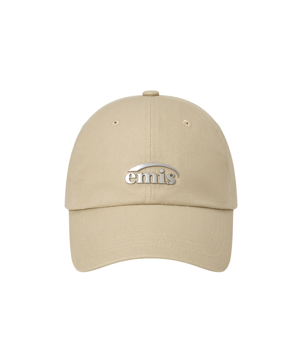 이미스(EMIS) METAL LOGO BALL CAP-BEIGE
