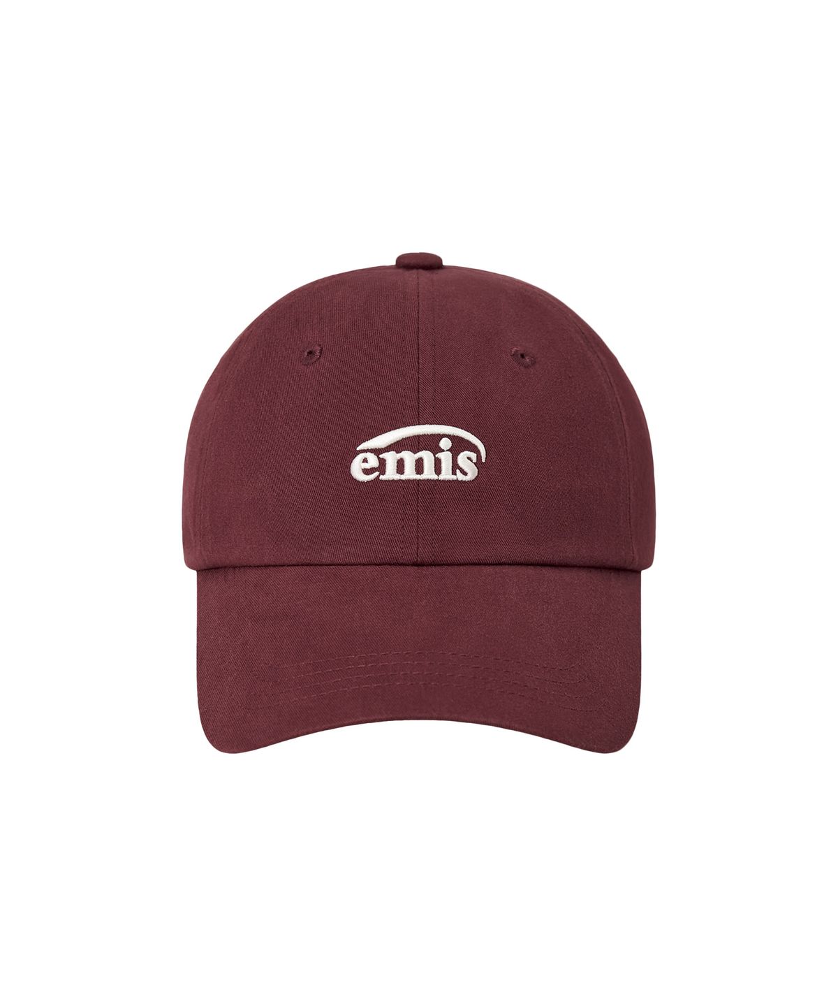 이미스(EMIS) SMALL LOGO BALL CAP-BURGUNDY