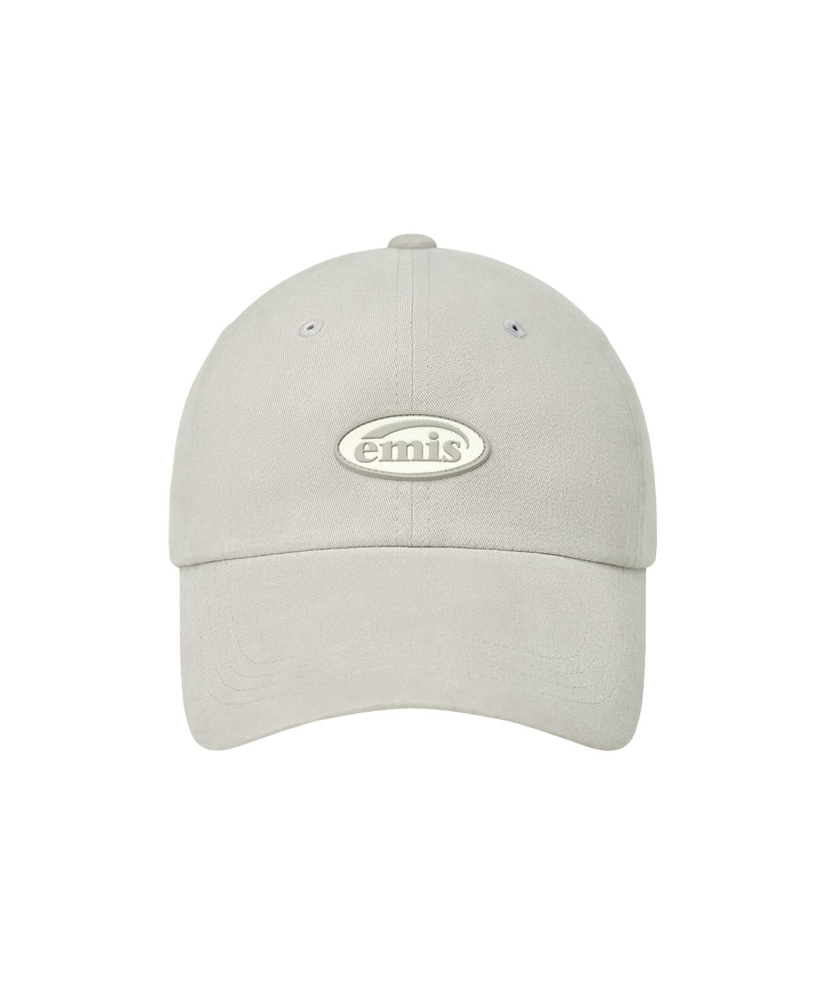 이미스(EMIS) MINI RUBBER PATCH BRUSHED BALL CAP-LIGHT GRAY