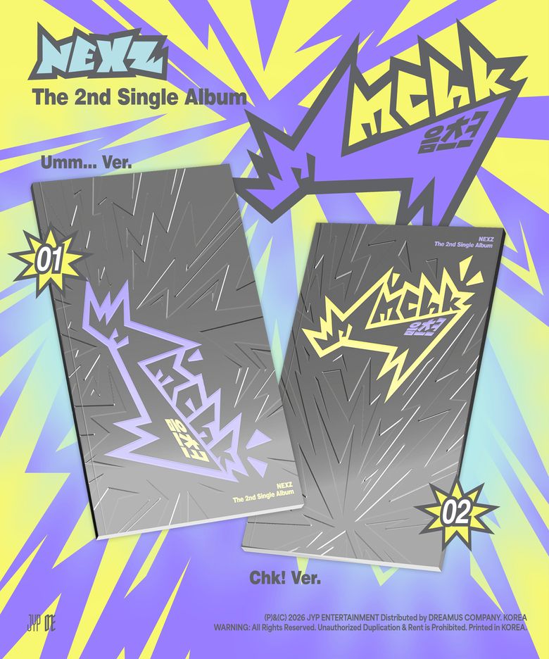 NEXZ(넥스지) 싱글 2집 [Mmchk] (Umm…ver. / Chk! ver.)