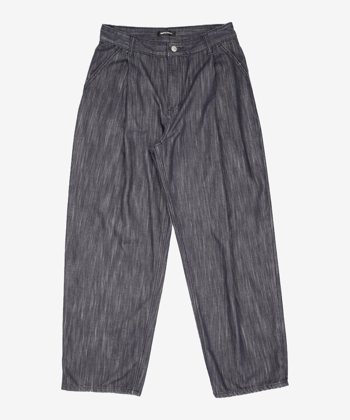 오더아카이브(ORDER ARCHIVE) One Pintuck wide 04 - Non fade rough indigo 28