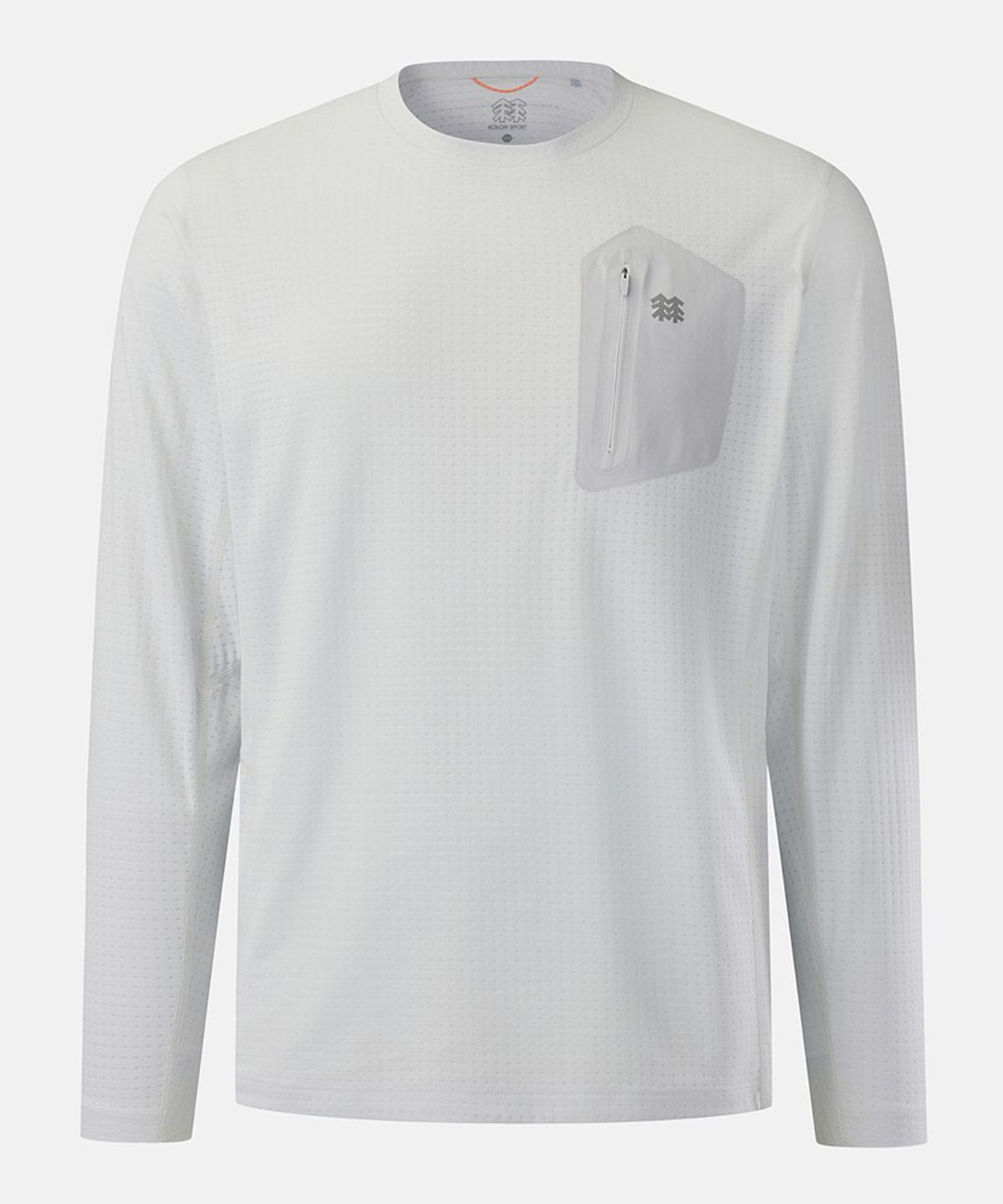 코오롱스포츠(KOLON SPORT) HERO 남성 니트도트 긴팔 티셔츠 JWTBX26055LGY