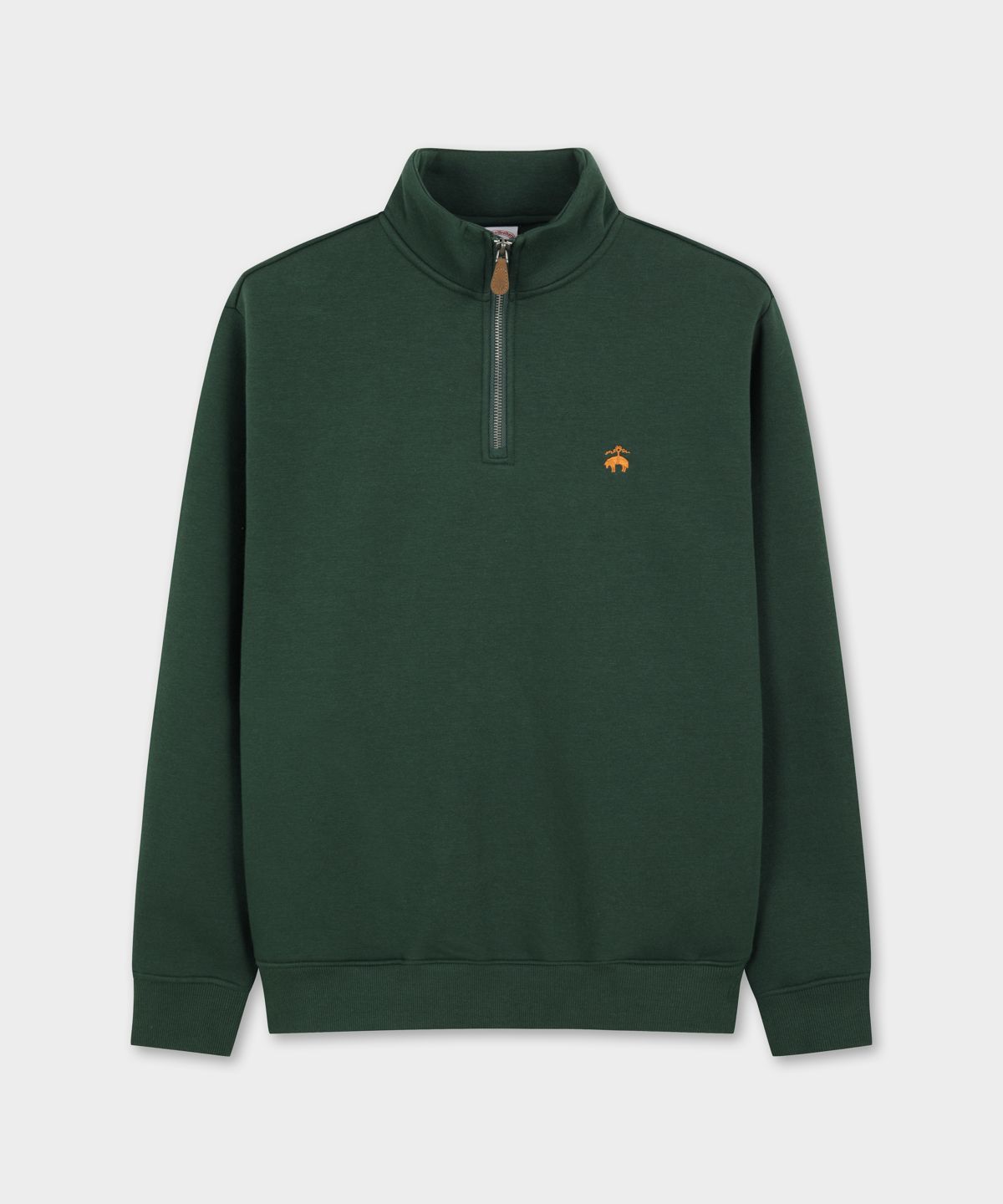 브룩스 브라더스(BROOKS BROTHERS) 하프 집업 스웨트셔츠 (그린) (BBNUMBG301)