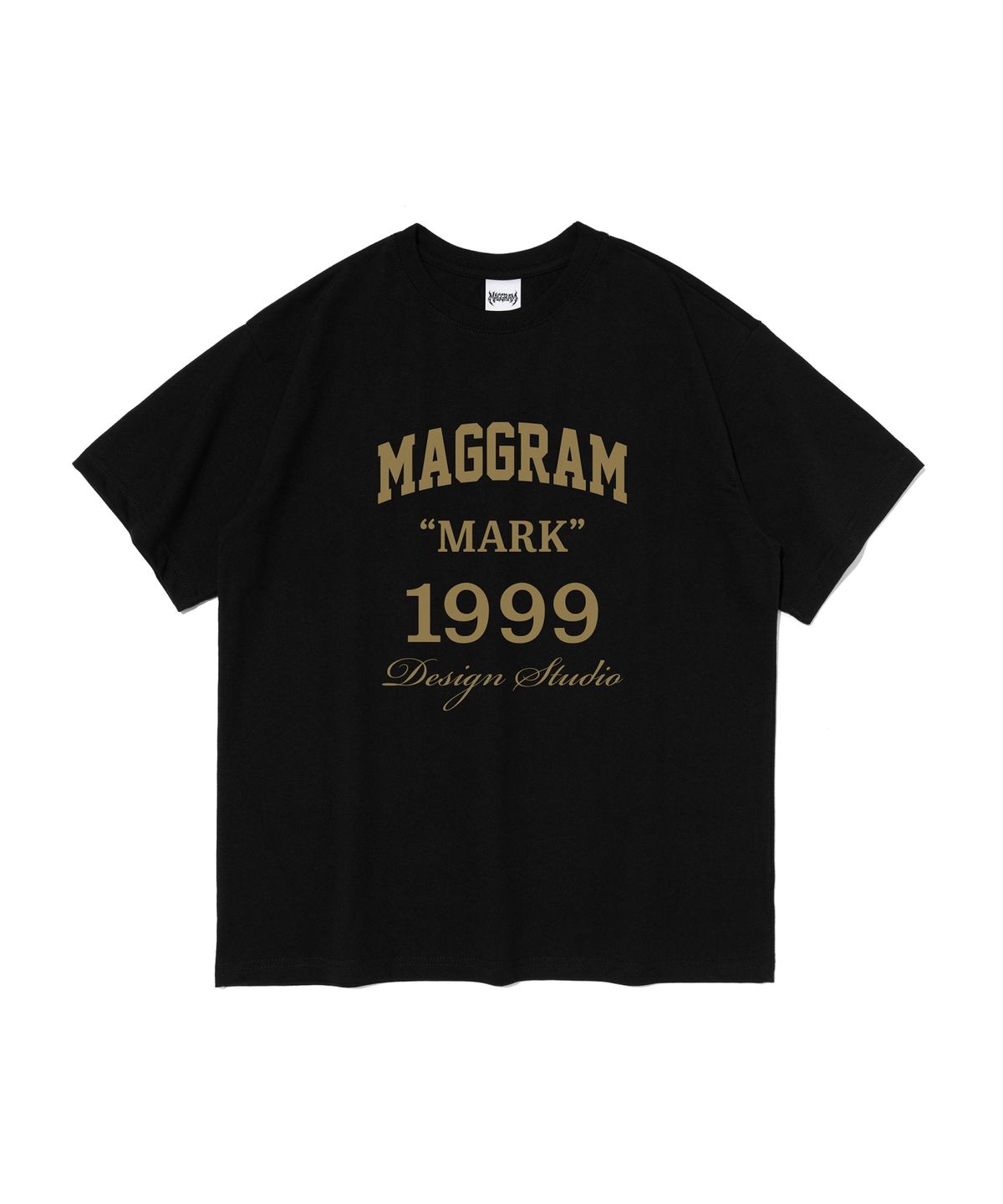 엠에이지그램(MAGGRAM) MARK 1999 오버핏 반팔티셔츠 (블랙)