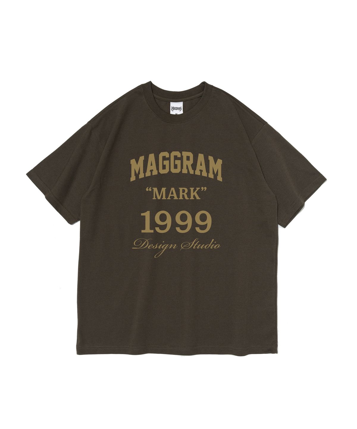 엠에이지그램(MAGGRAM) MARK 1999 오버핏 반팔티셔츠 (카키)