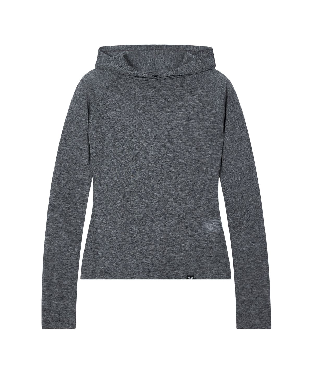 이미스(EMIS) (W) HOODED LS T-SHRIT-GRAY