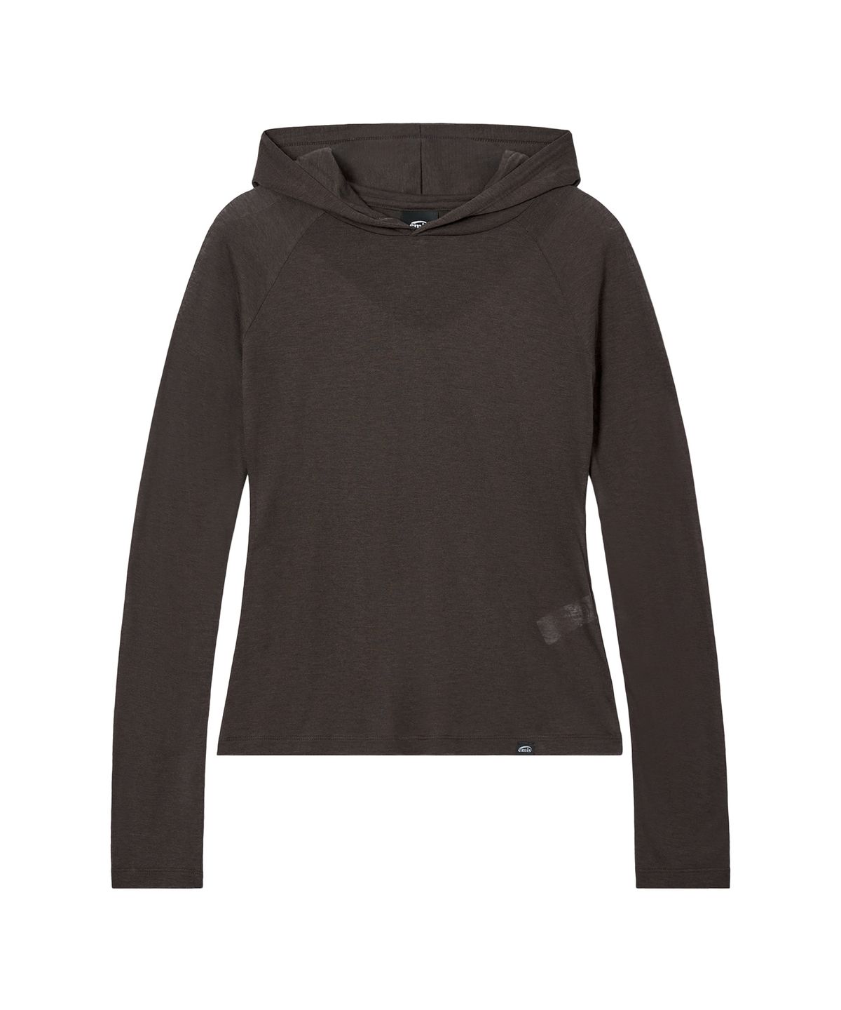 이미스(EMIS) (W) HOODED LS T-SHRIT-BROWN