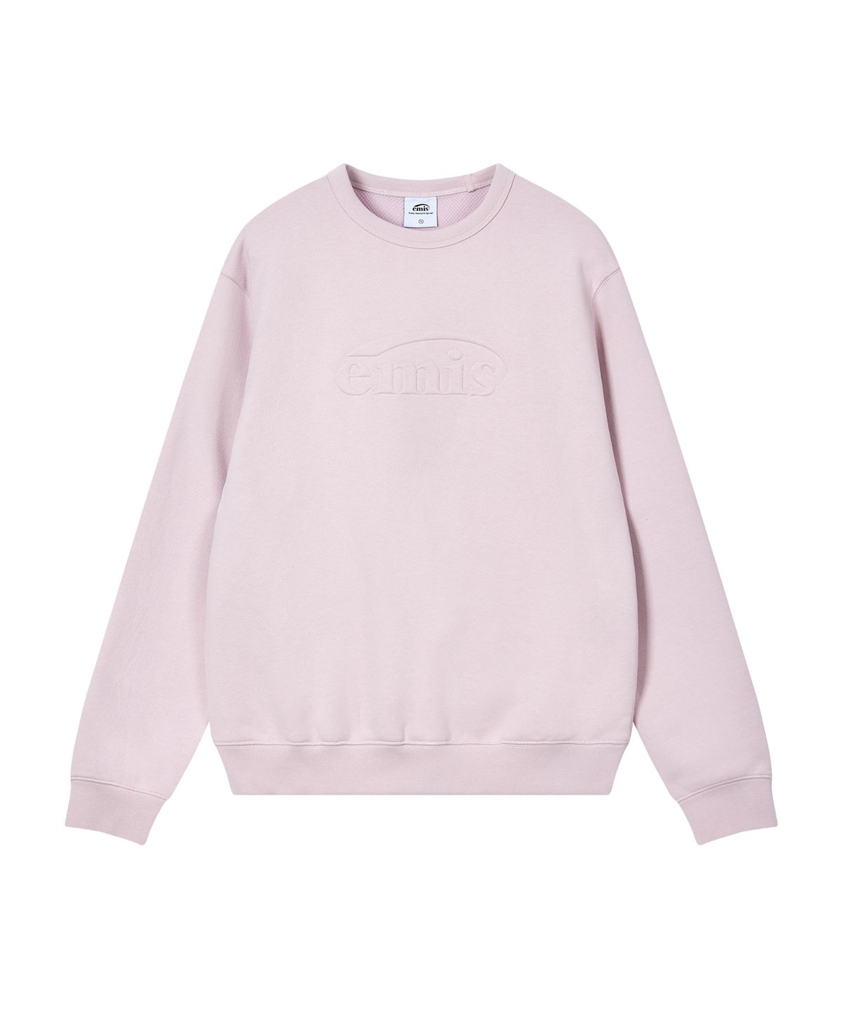 이미스(EMIS) EMBOSSED LOGO SWEATSHIRT-PINK