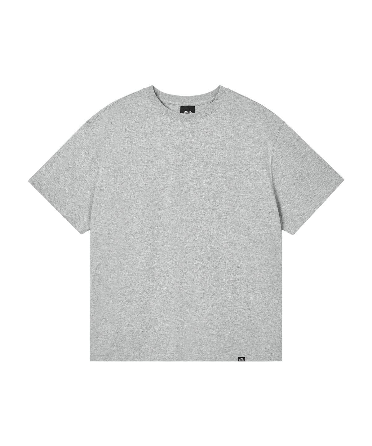 이미스(EMIS) MONO LOGO PRINT T-SHIRT-GRAY