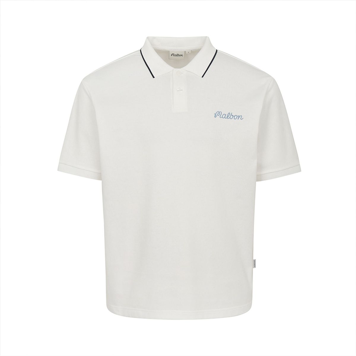 말본 골프(MALBON GOLF) 코튼 폴리 버킷 폴로티셔츠 OFF WHITE (MAN)