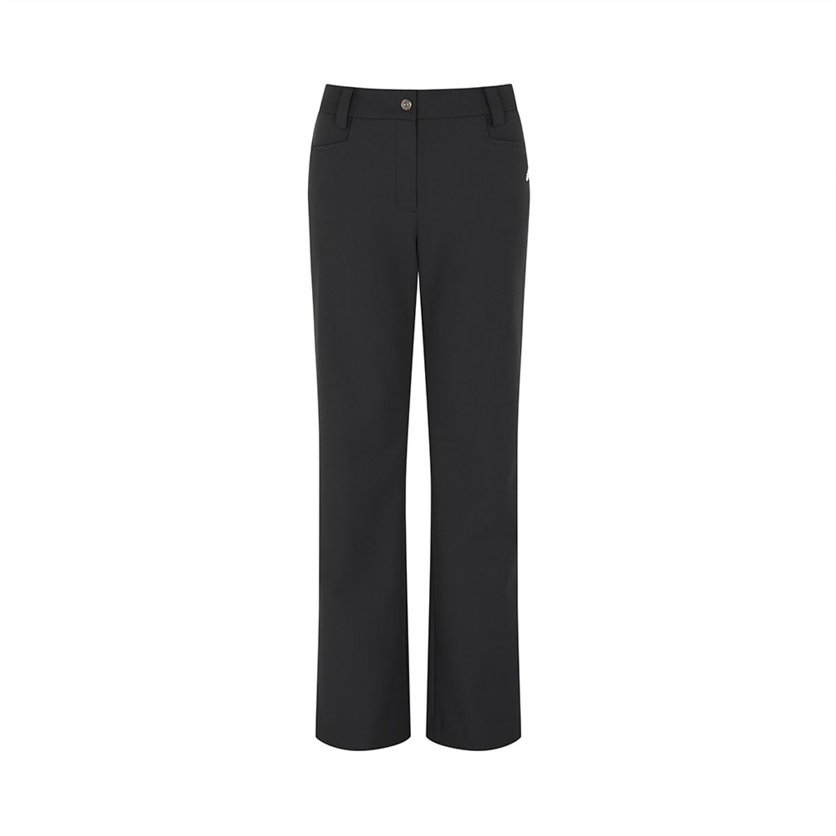 말본 골프(MALBON GOLF) 슬림핏 부츠컷 팬츠 BLACK (WOMAN)