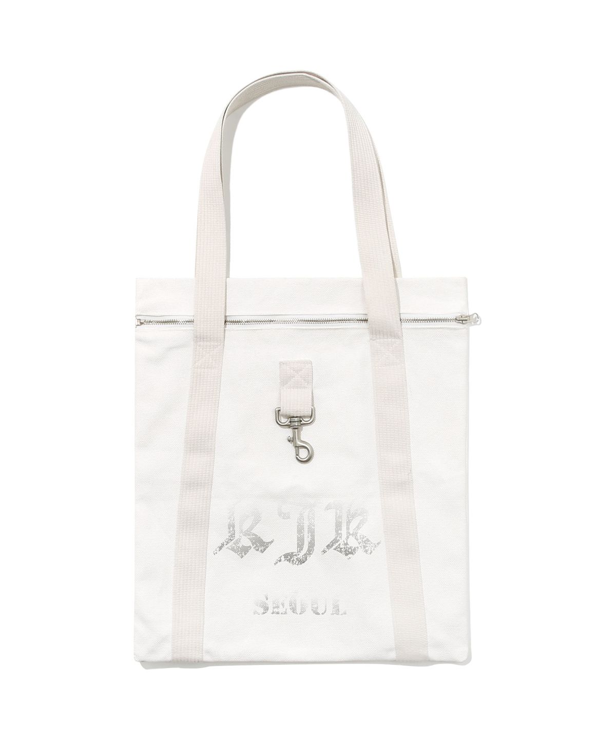 키지코(KIJIKO) ke911. Archive Utility Canvas Bag white