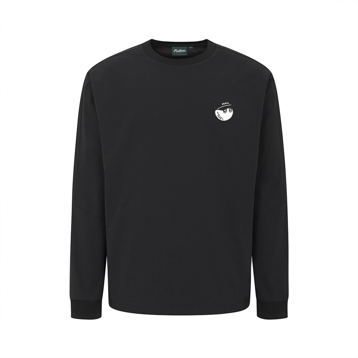 말본 골프(MALBON GOLF) 플레이어 라운드 넥 피스테 BLACK (MAN)