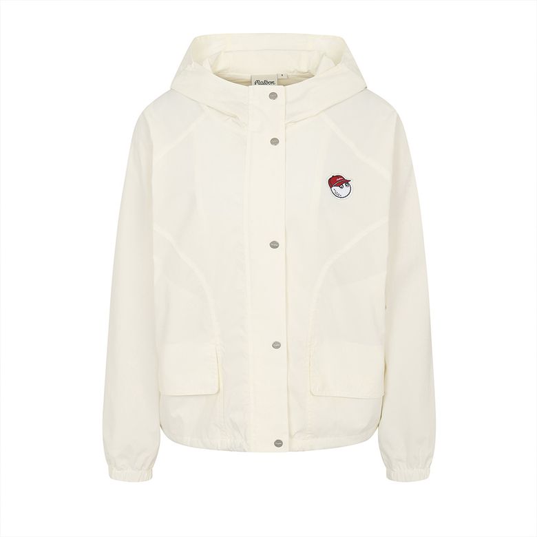 여성 메쉬 안감 후드 자켓 OFF WHITE (WOMAN)