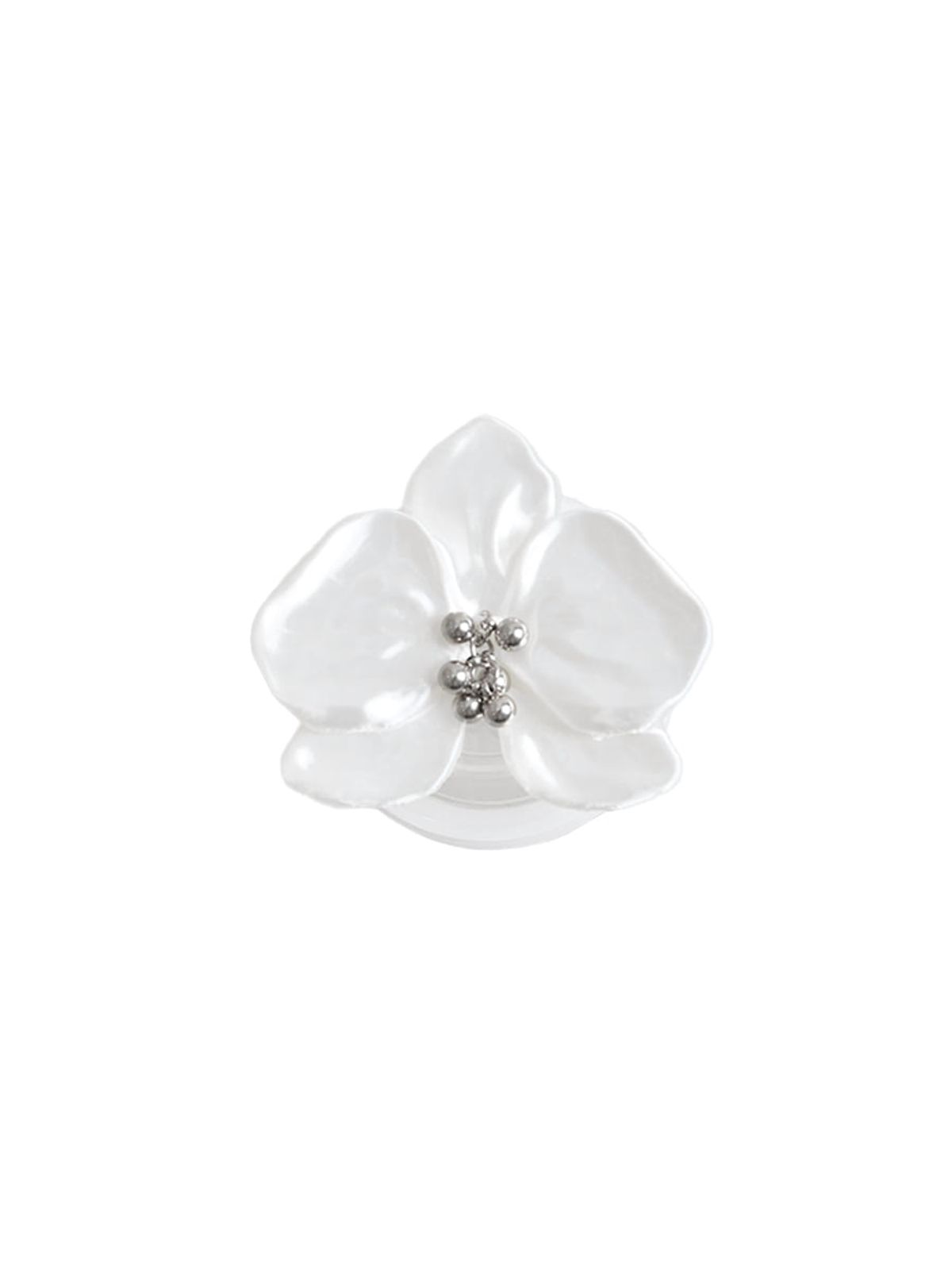이오담(IODAM) Phalaenopsis Silk Phone Grip (white)