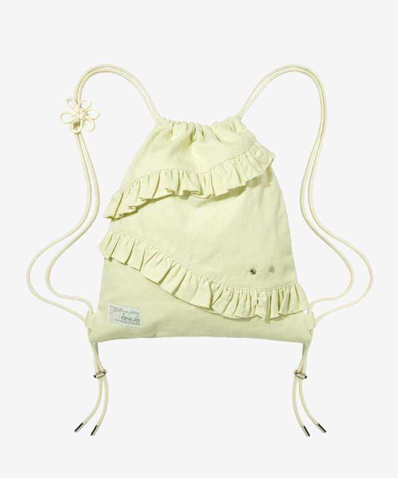 Flower Knot Ruffle Bag [Lemon]