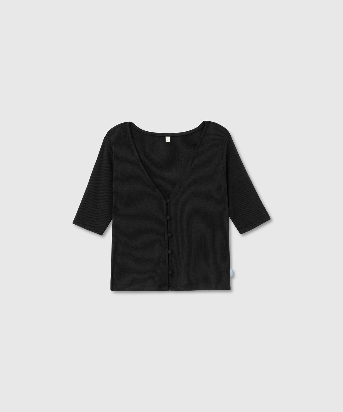 니히(NIEEH) Soft button cardigan (Black)