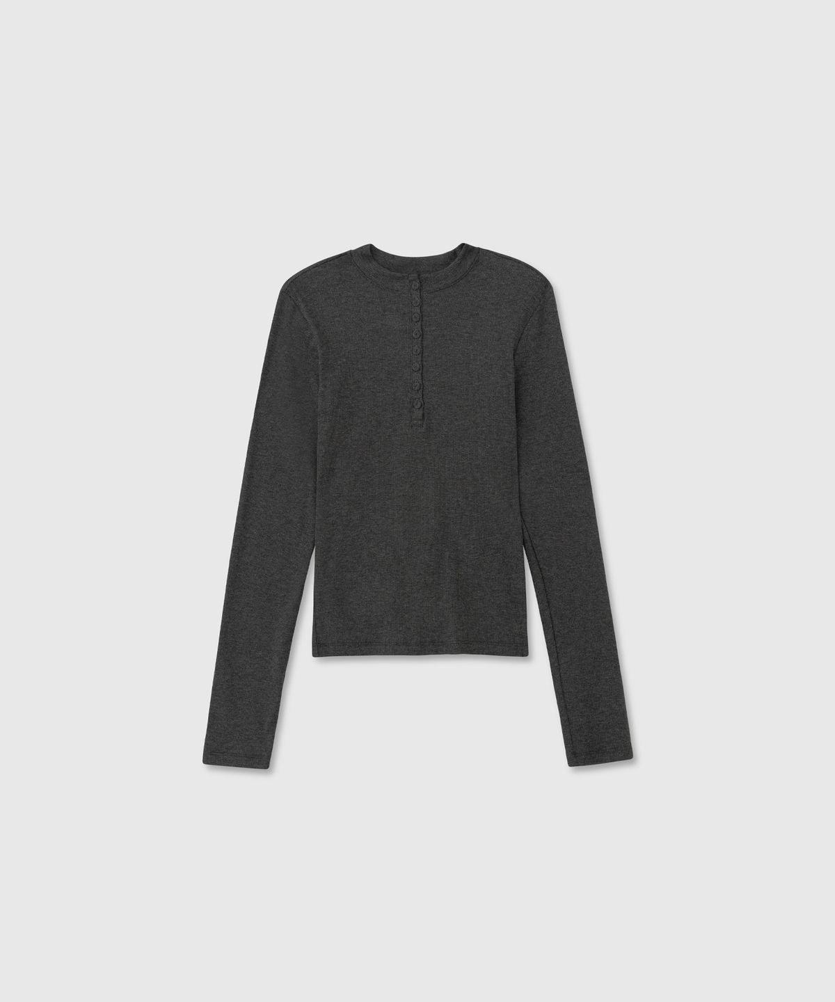 니히(NIEEH) Button up top (Dark gray)